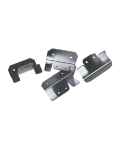 Sphere Solar Panel Mounting Bracket Kit - 4Pce Silver with M6 NUT/BOLTS