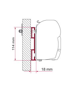 Fiamma F45 S Adapter D 98655-021 - Suit Fiamma F45 S Awnings