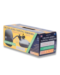 Milenco M-2073A Grand Aero 4 Extra Wide Flat Glass Caravan Towing Mirrors (1 Pair)