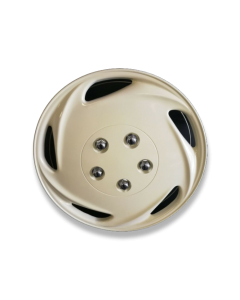 Set of 4 caravan plastic wheel trim cream 13inch Clearance Sale