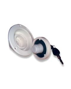 Lockable Water Filler-White W/25mm Outlet. 91062528