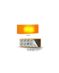 LED Autolamps EU38AMHD Side marker  with inbuilt reflector 3M Tape, 12-24V, Blister