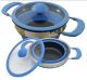 Space Saving 4.0L large Non Stick Collapsible Pot With Induction Base 