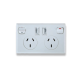 2 X DOUBLE USB Port Wall Socket Charger DUAL Power Receptacle Outlet AU Plug (Home use only)
