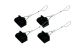 12 Volt Direct Anderson Plug Dust Covers Push In 4 Pack