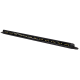 COAST RV Slimline 12V LED Awning Light | Dual Amber & White Light - Black 500mm x 23mm.